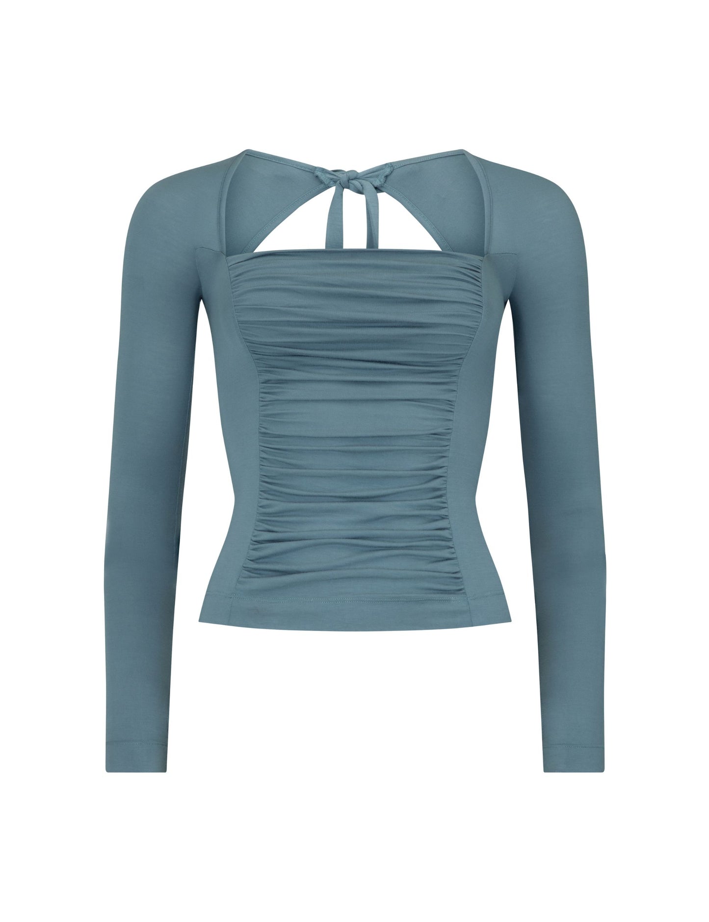 RUCHED LONG SLEEVE