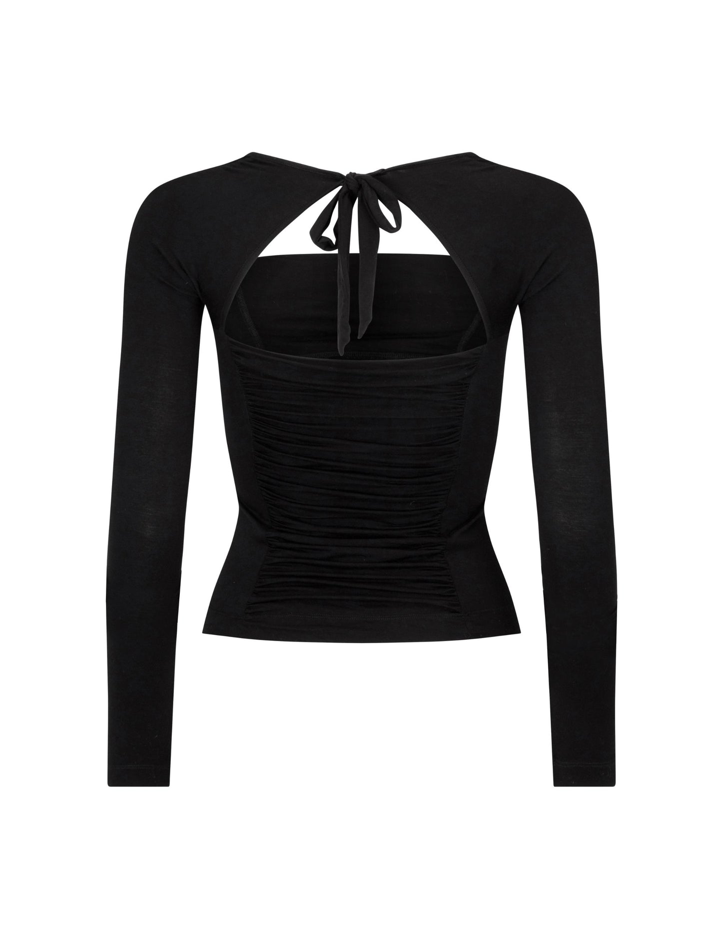 RUCHED LONG SLEEVE