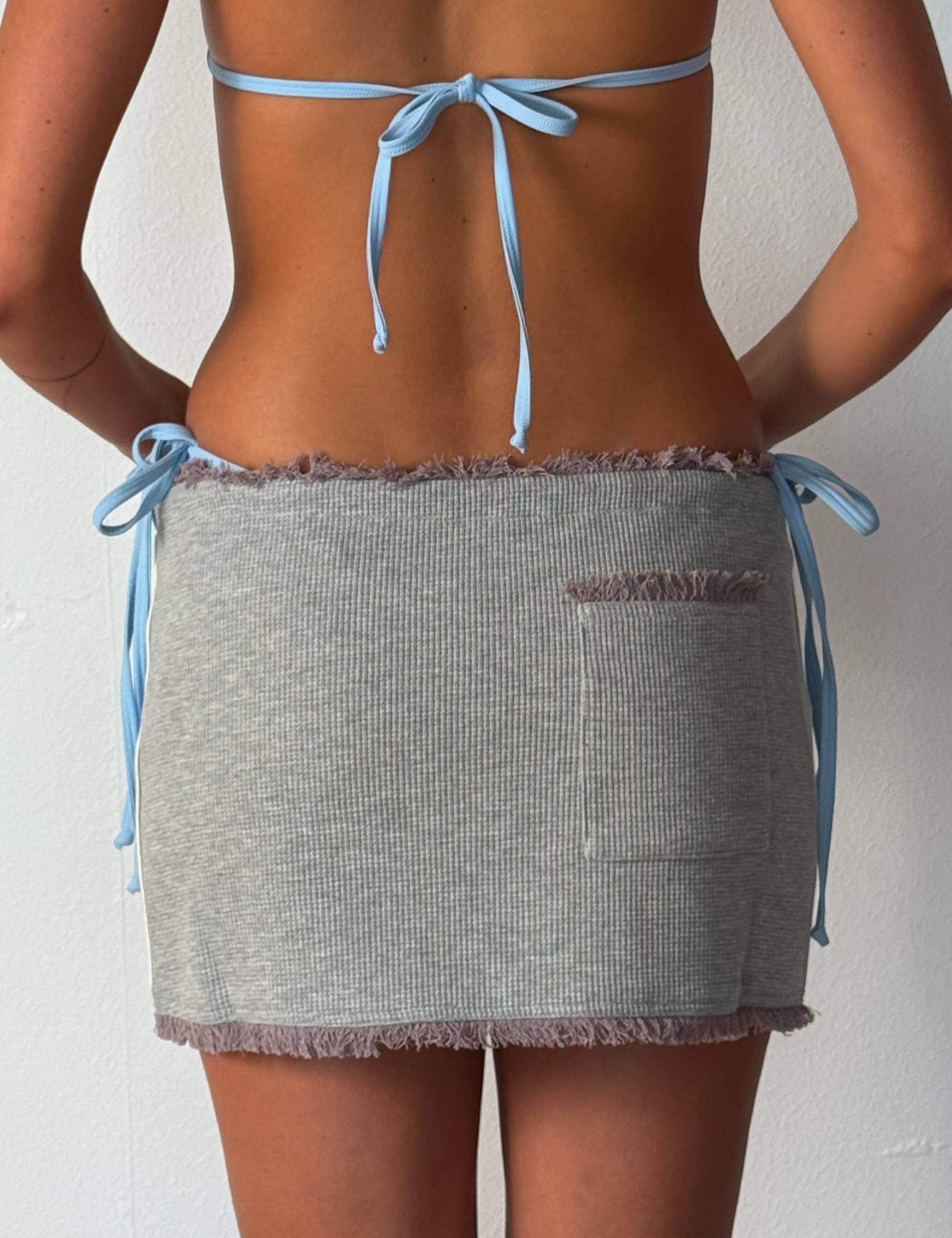 WAFFLE BEACH MINI SKIRT