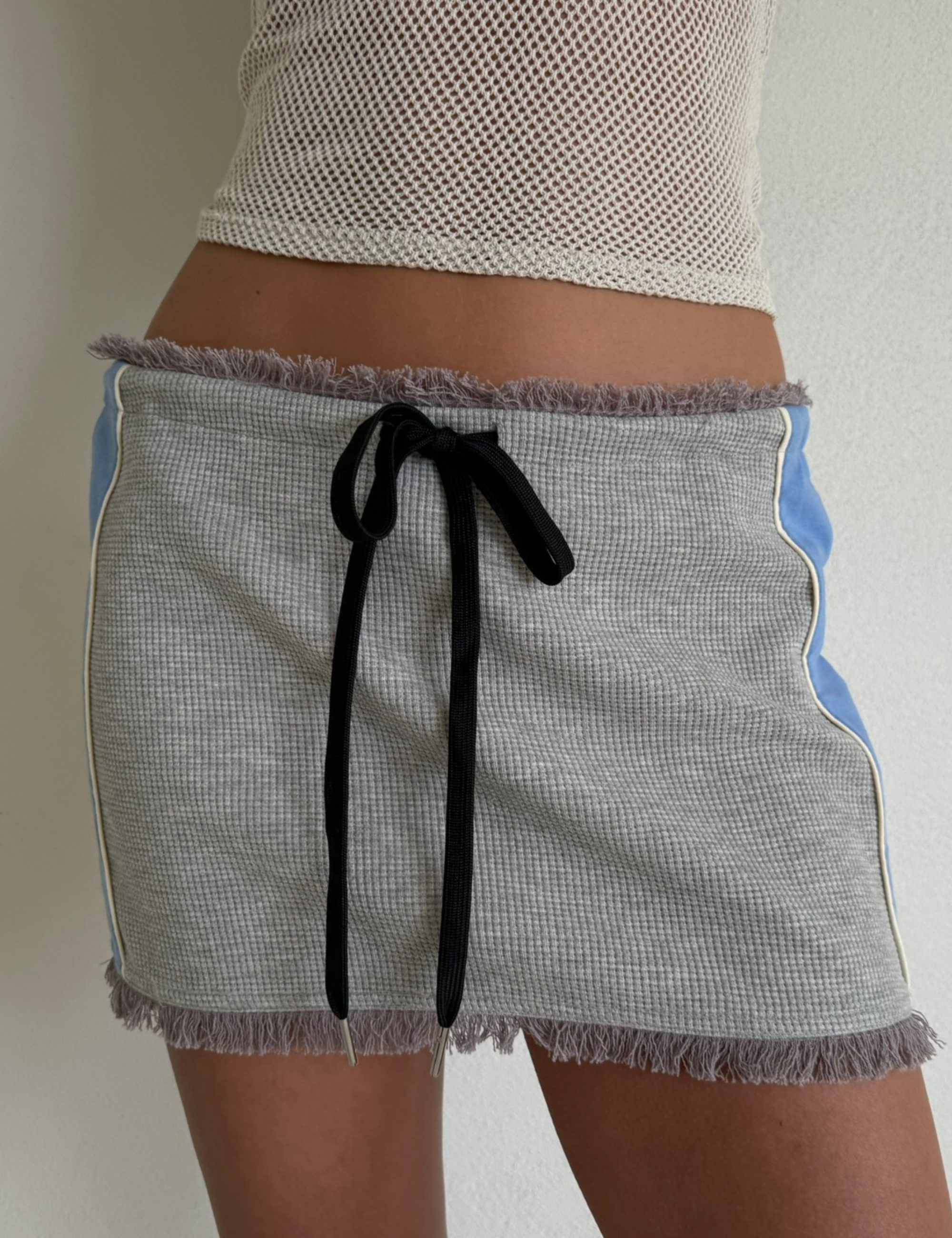 WAFFLE BEACH MINI SKIRT