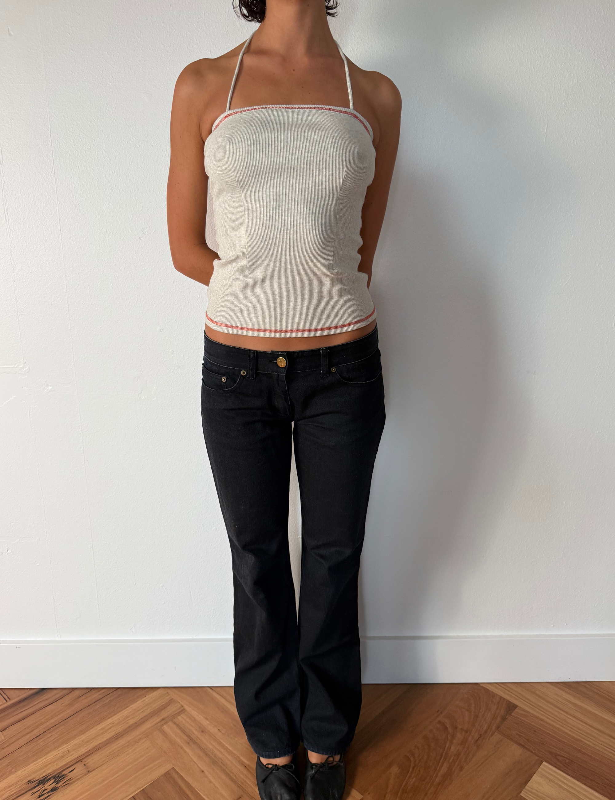 RIBBED STRAPLESS TOP