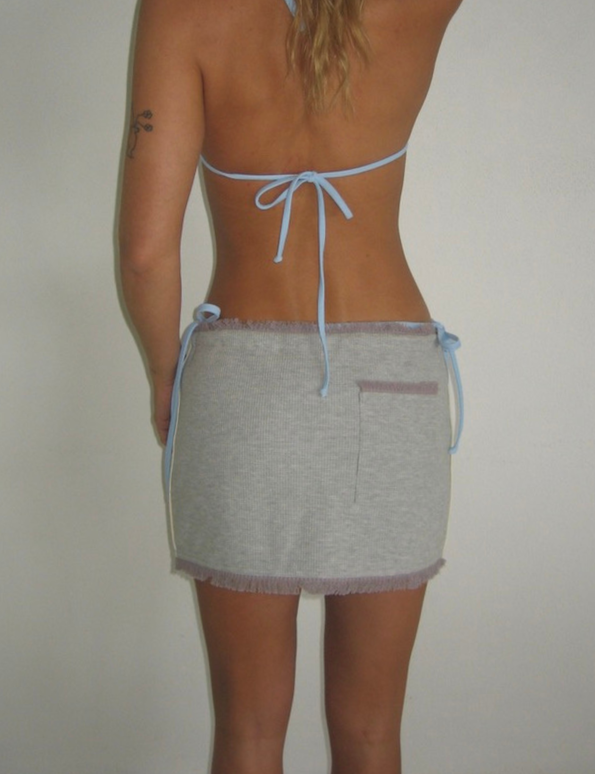 WAFFLE BEACH MINI SKIRT