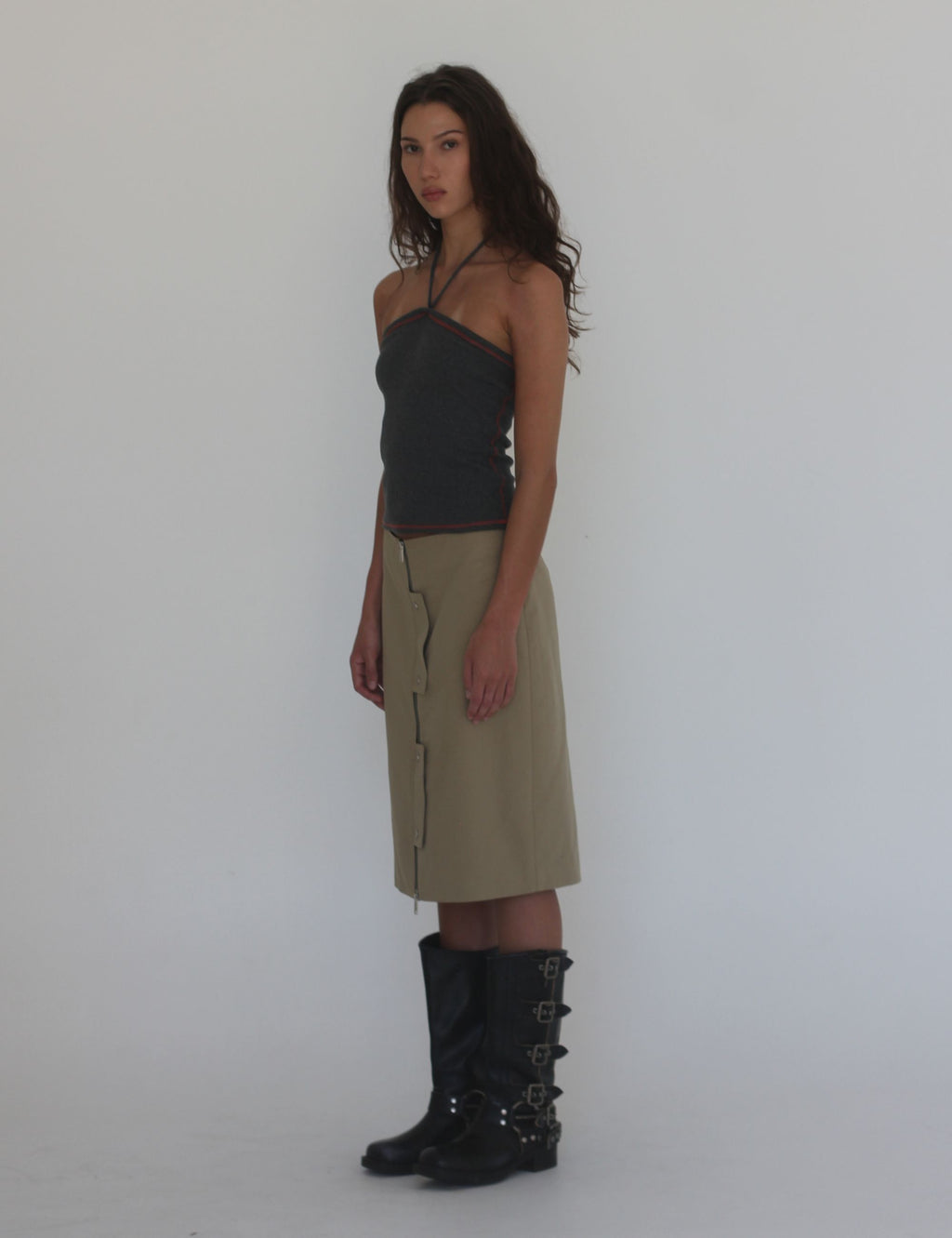 RIBBED STRAPLESS TOP